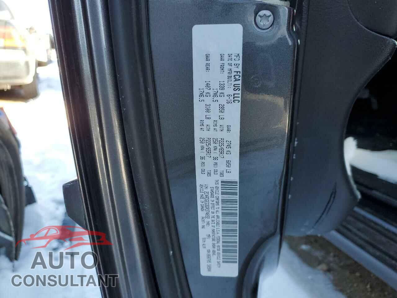 DODGE CARAVAN 2016 - 2C4RDGEG3GR374032