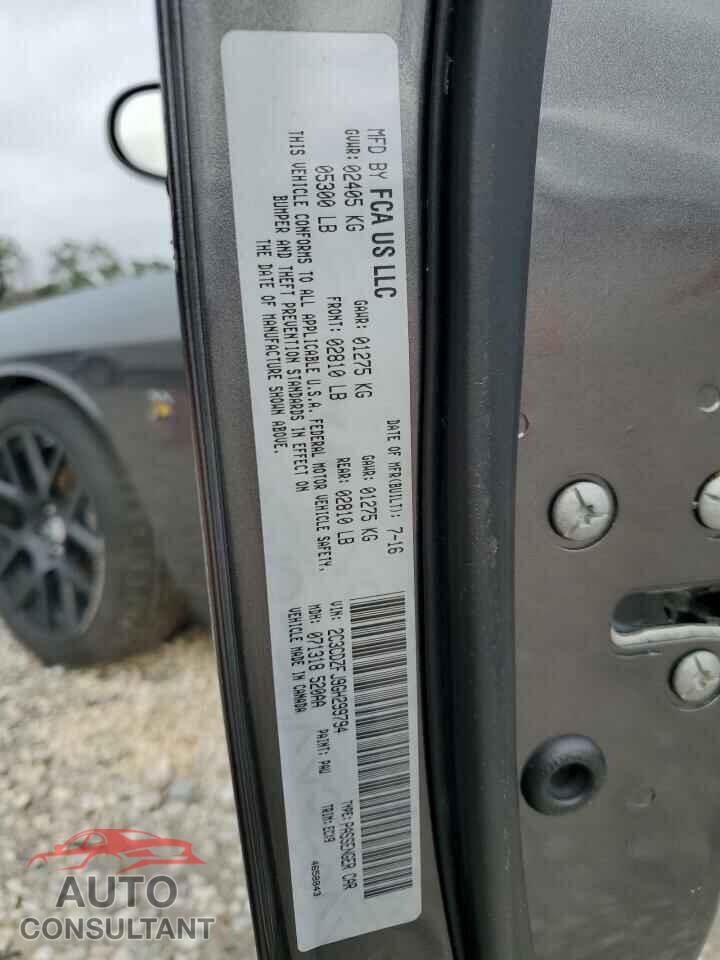 DODGE CHALLENGER 2016 - 2C3CDZFJ9GH299794