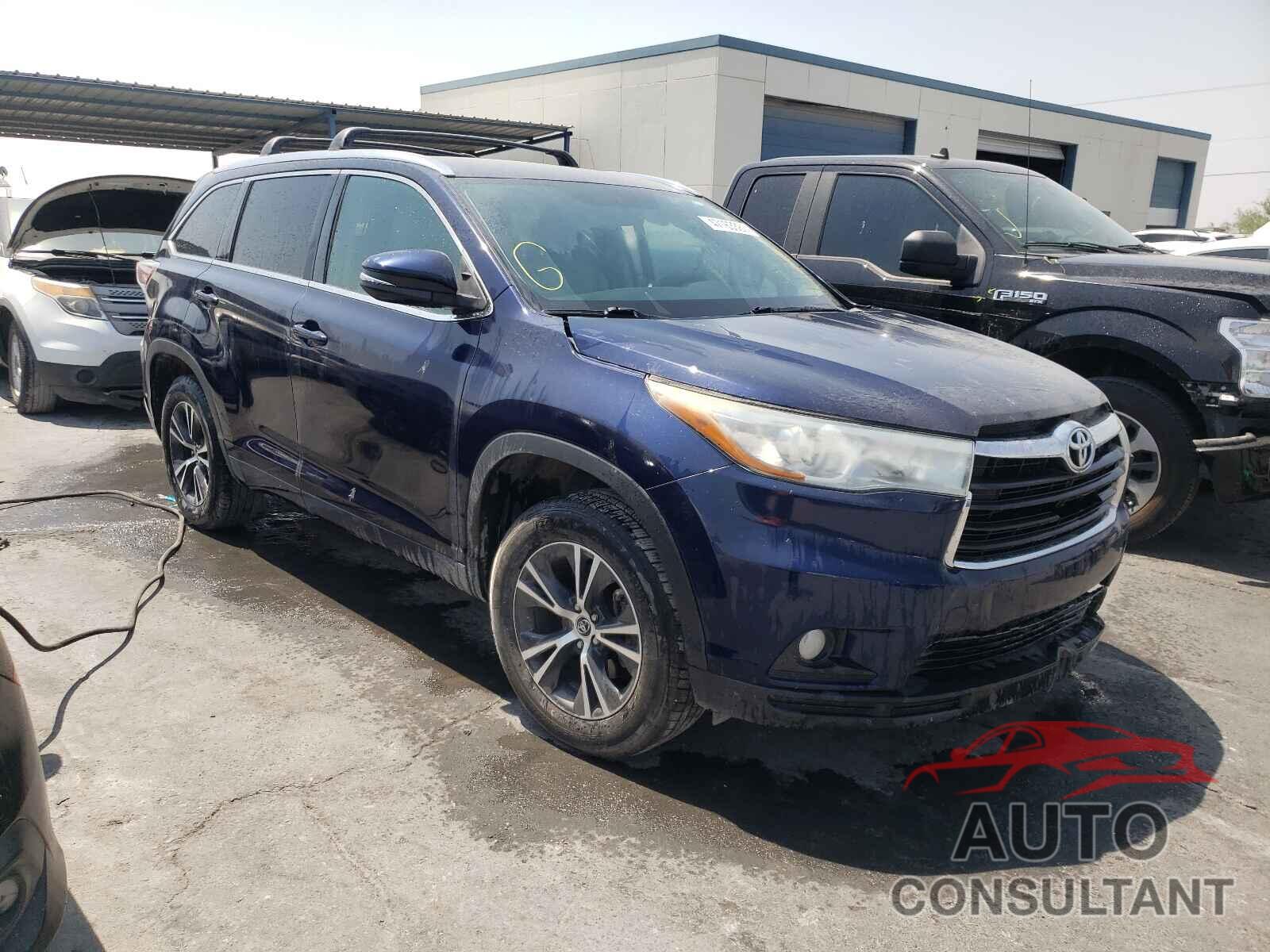 TOYOTA HIGHLANDER 2016 - 5TDKKRFH4GS135753
