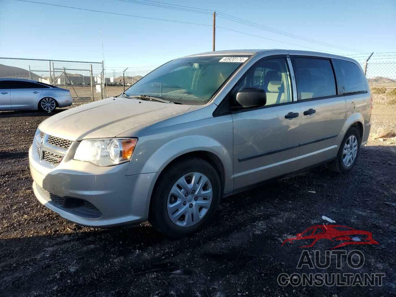 DODGE CARAVAN 2016 - 2C4RDGBG4GR152989