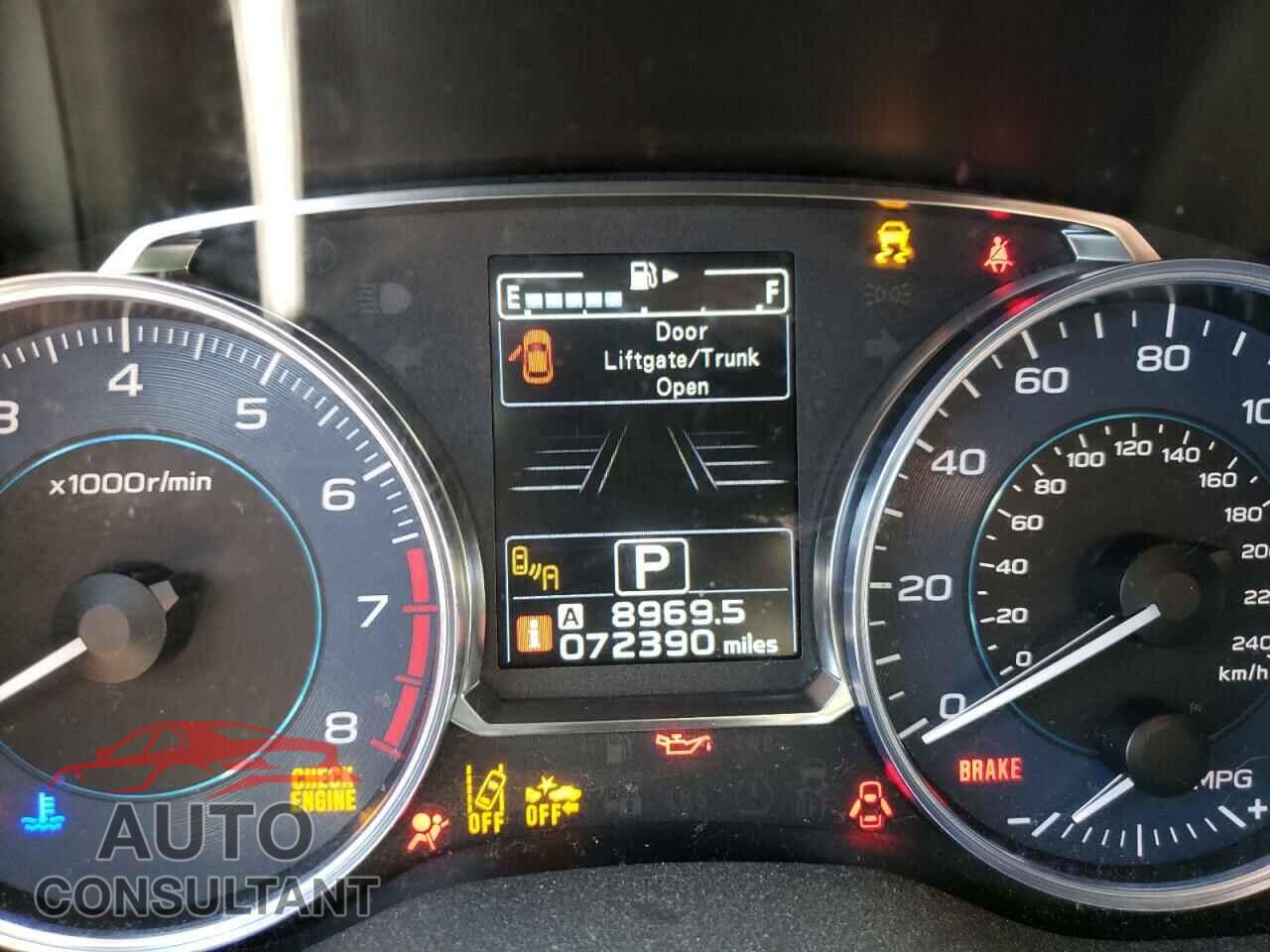 SUBARU CROSSTREK 2016 - JF2GPADCXG8292676