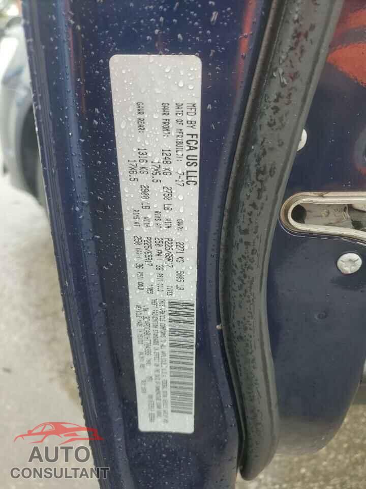 DODGE JOURNEY 2017 - 3C4PDCAB1HT704999
