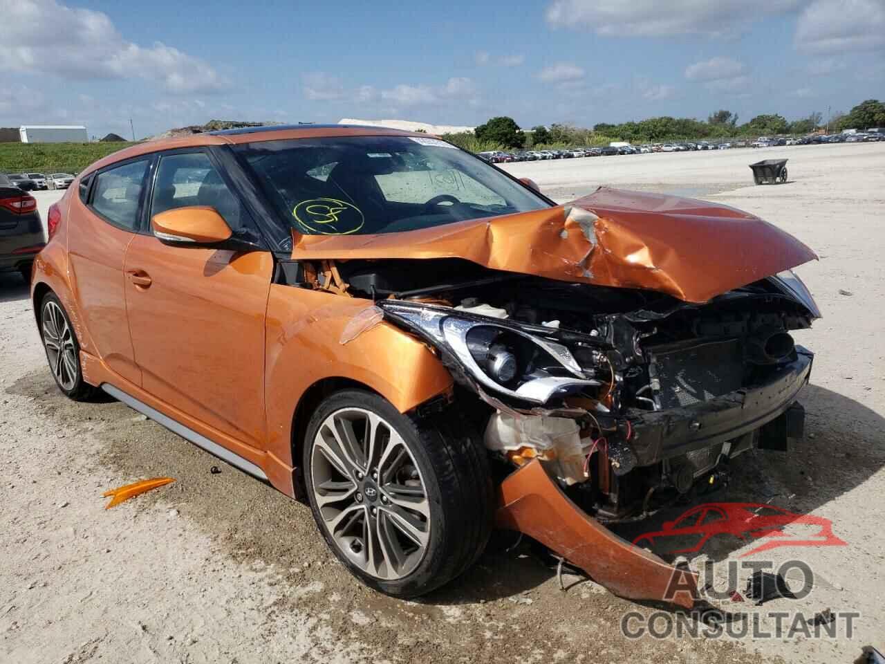 HYUNDAI VELOSTER 2016 - KMHTC6AE2GU304298