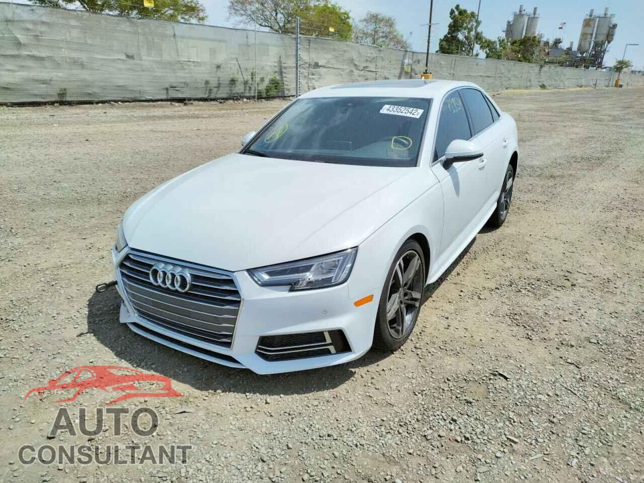 AUDI A4 2018 - WAULMAF44JA213236