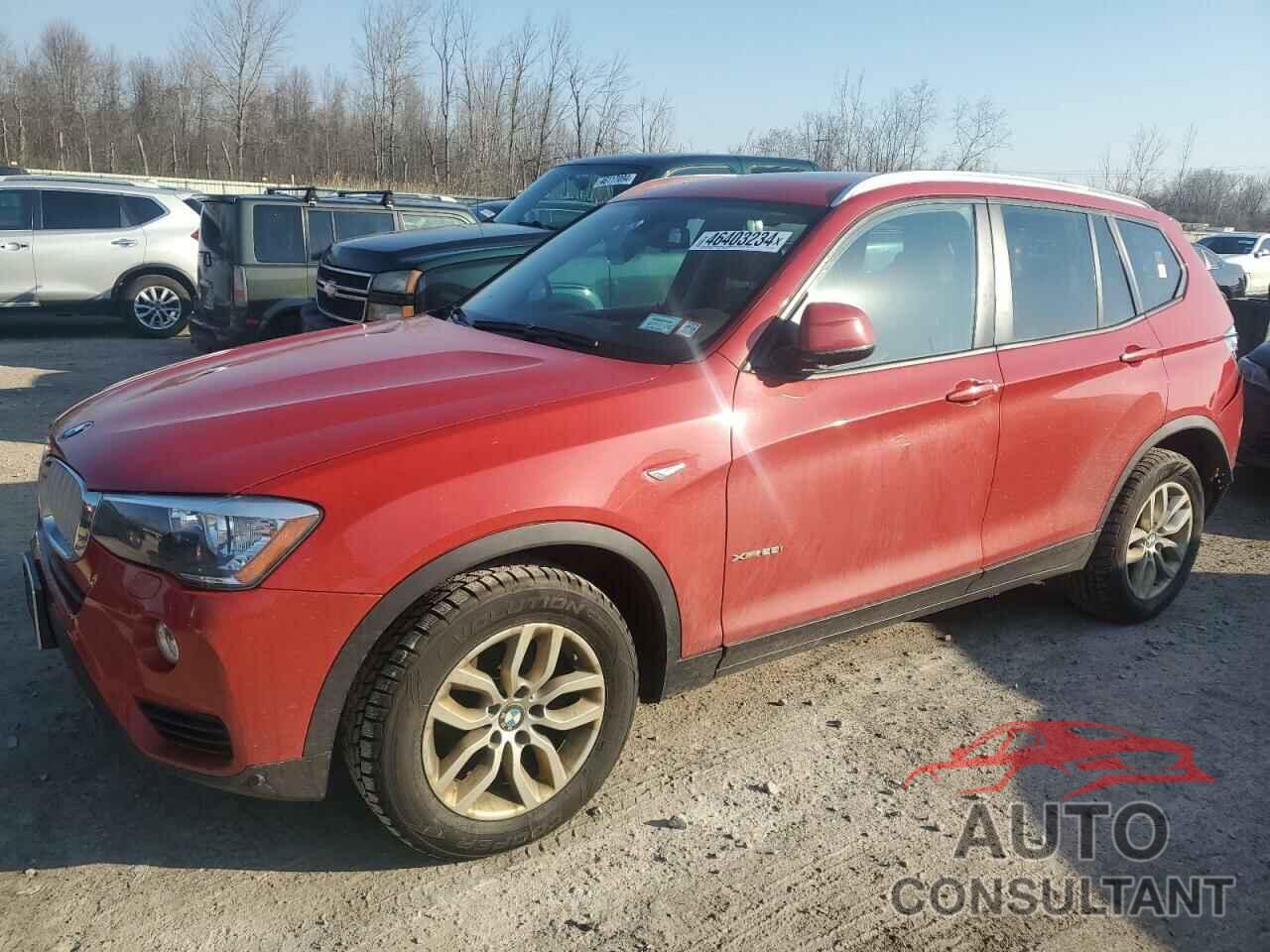 BMW X3 2016 - 5UXWX9C51G0D67180