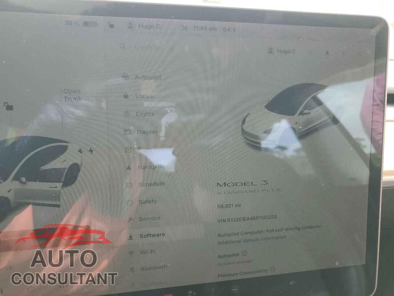 TESLA MODEL 3 2021 - 5YJ3E1EA4MF100258