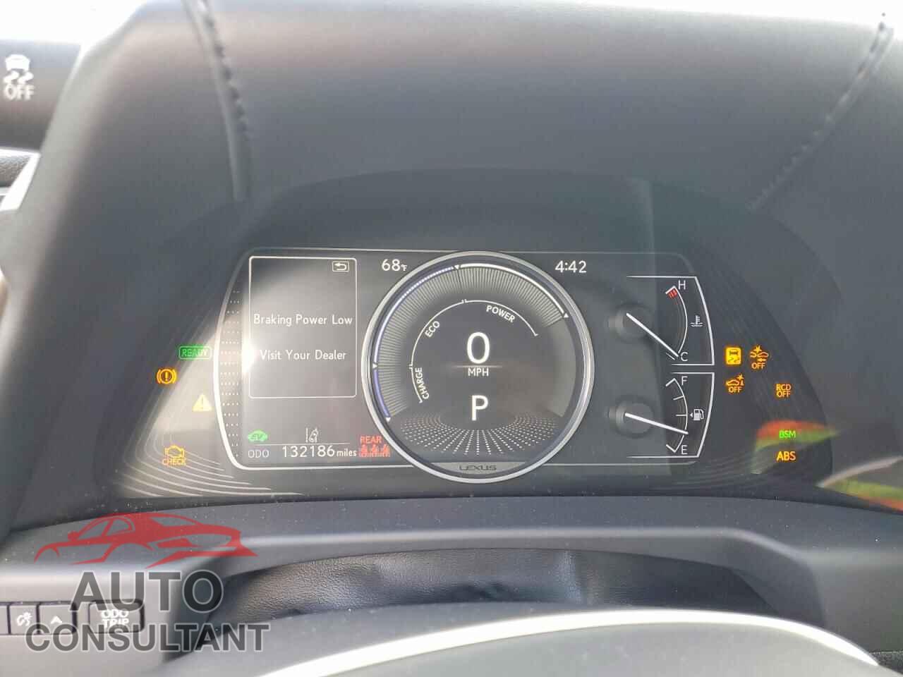LEXUS ES300 2019 - JTHB21B15K2043589