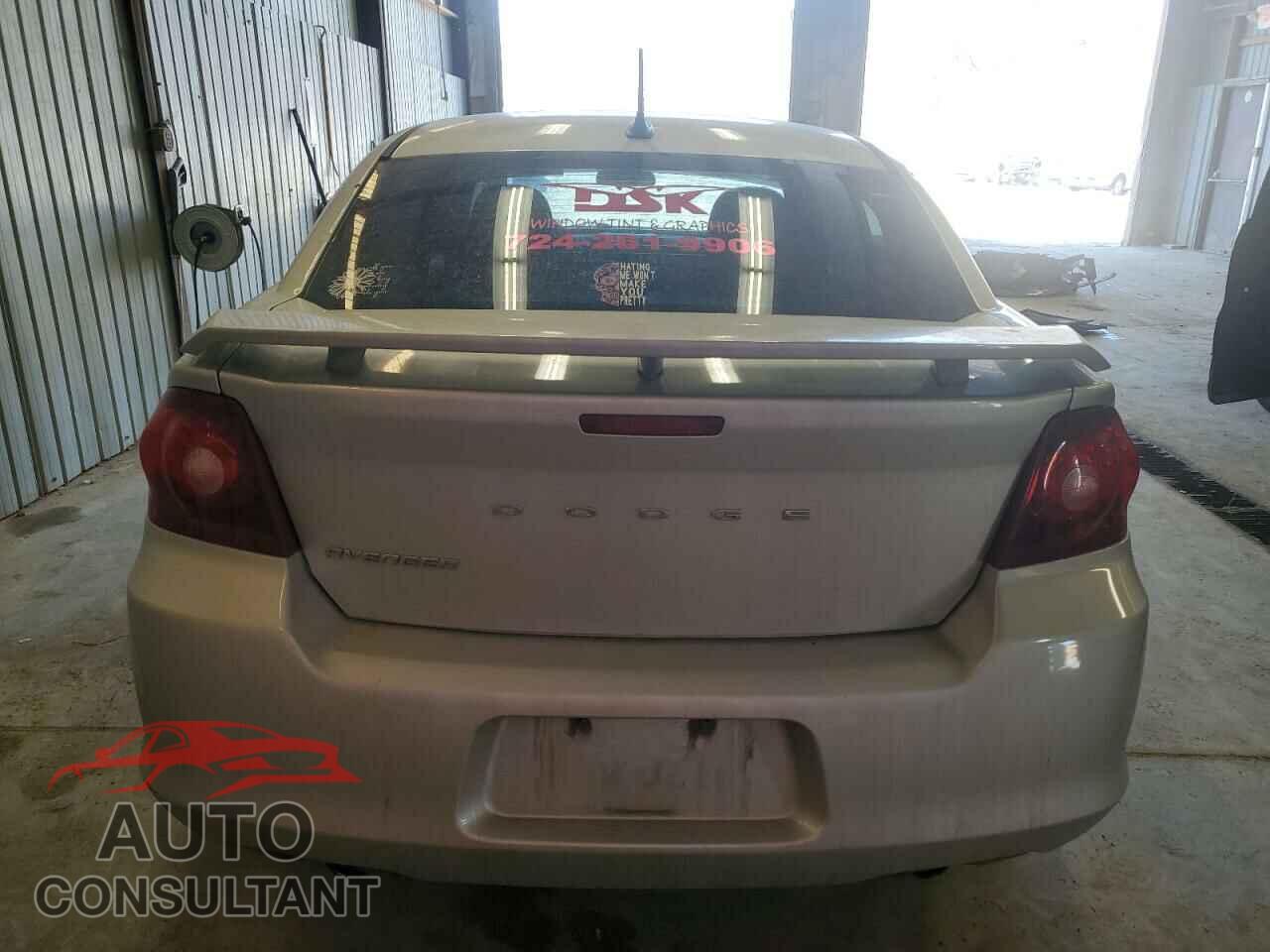 DODGE AVENGER 2012 - 1C3CDZAG8CN291344