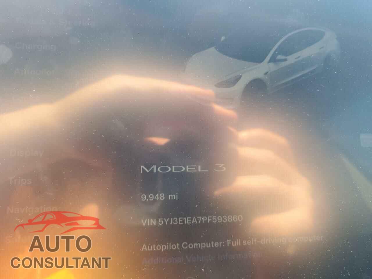 TESLA MODEL 3 2023 - 5YJ3E1EA7PF593860