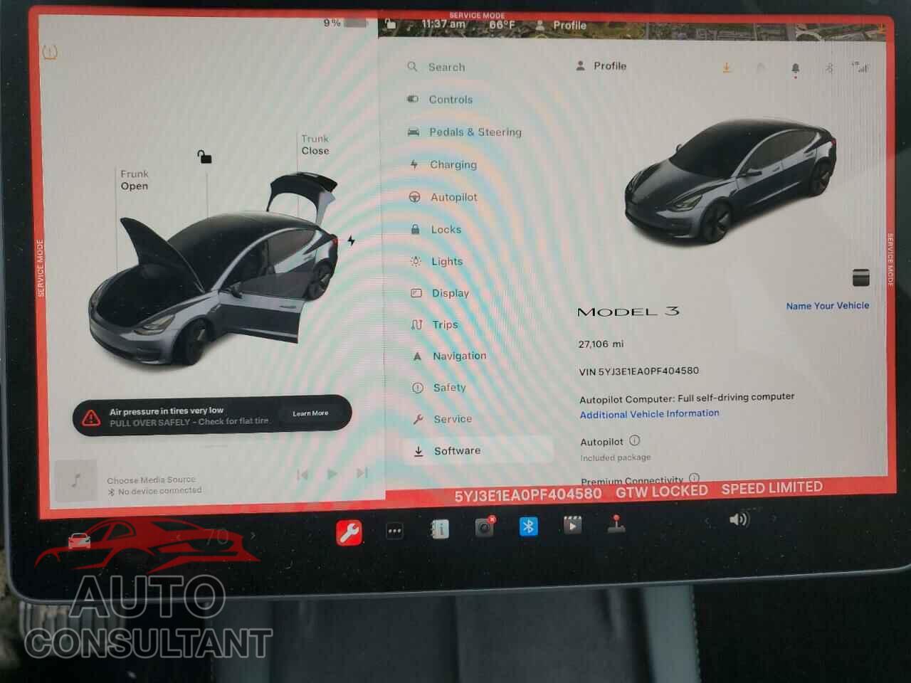TESLA MODEL 3 2023 - 5YJ3E1EA0PF404580