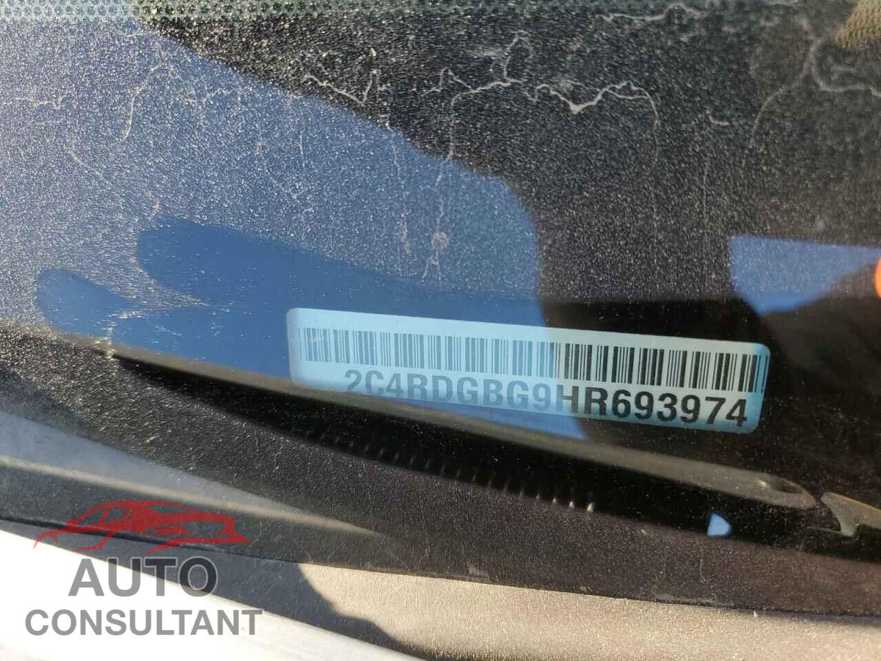 DODGE CARAVAN 2017 - 2C4RDGBG9HR693974