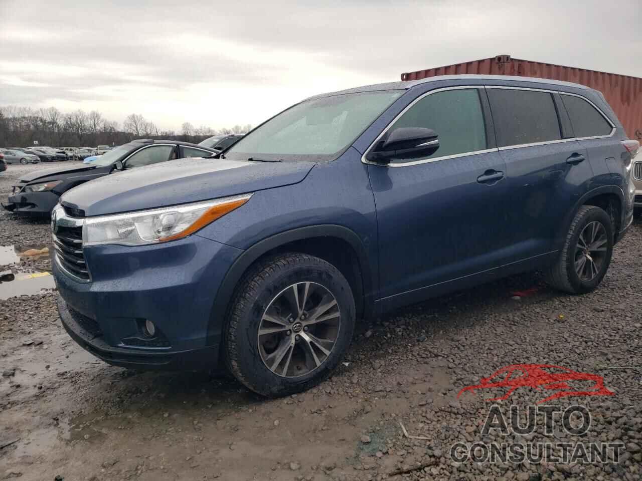 TOYOTA HIGHLANDER 2016 - 5TDKKRFH0GS500302