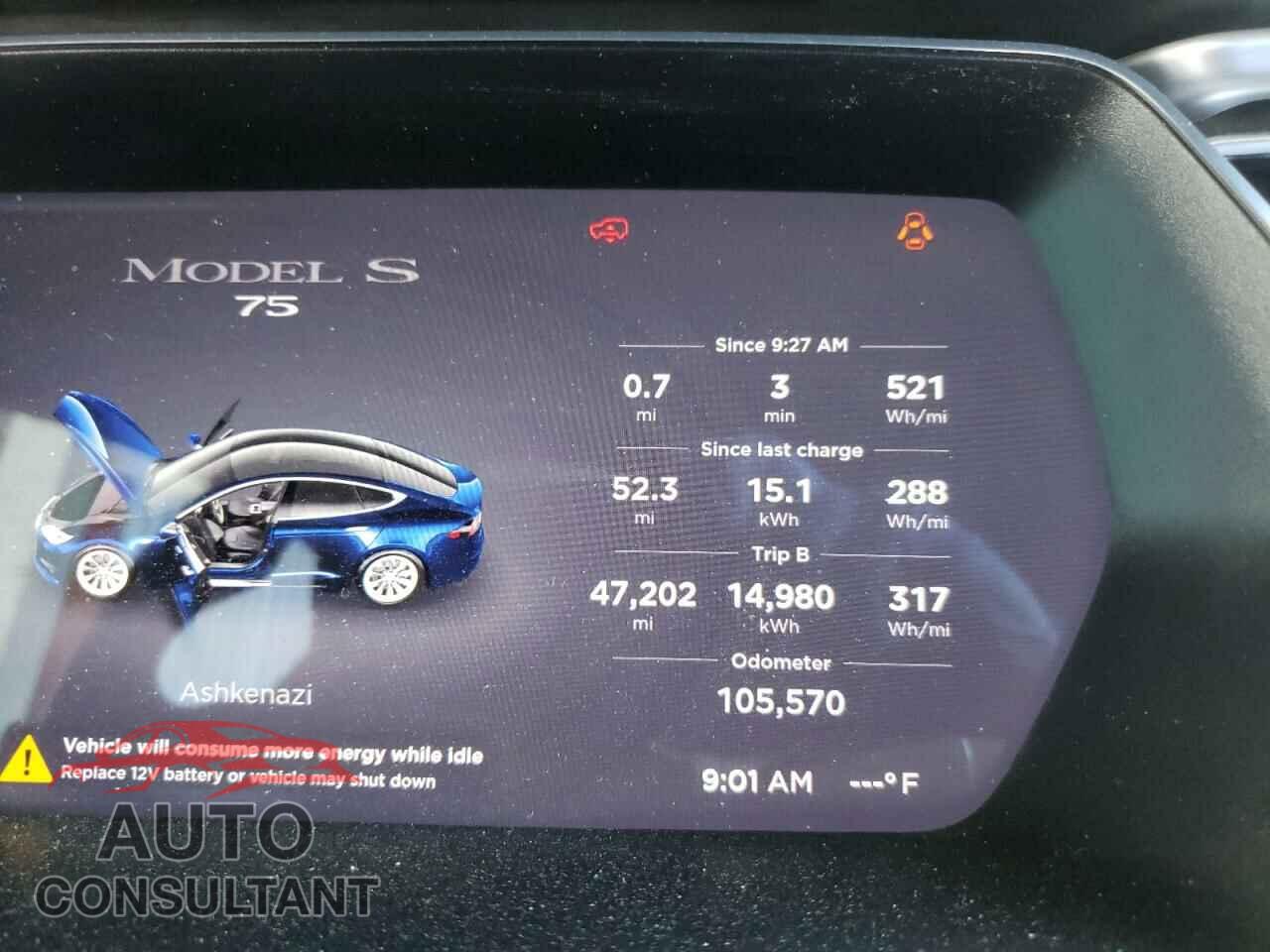 TESLA MODEL S 2017 - 5YJSA1E15HF233835