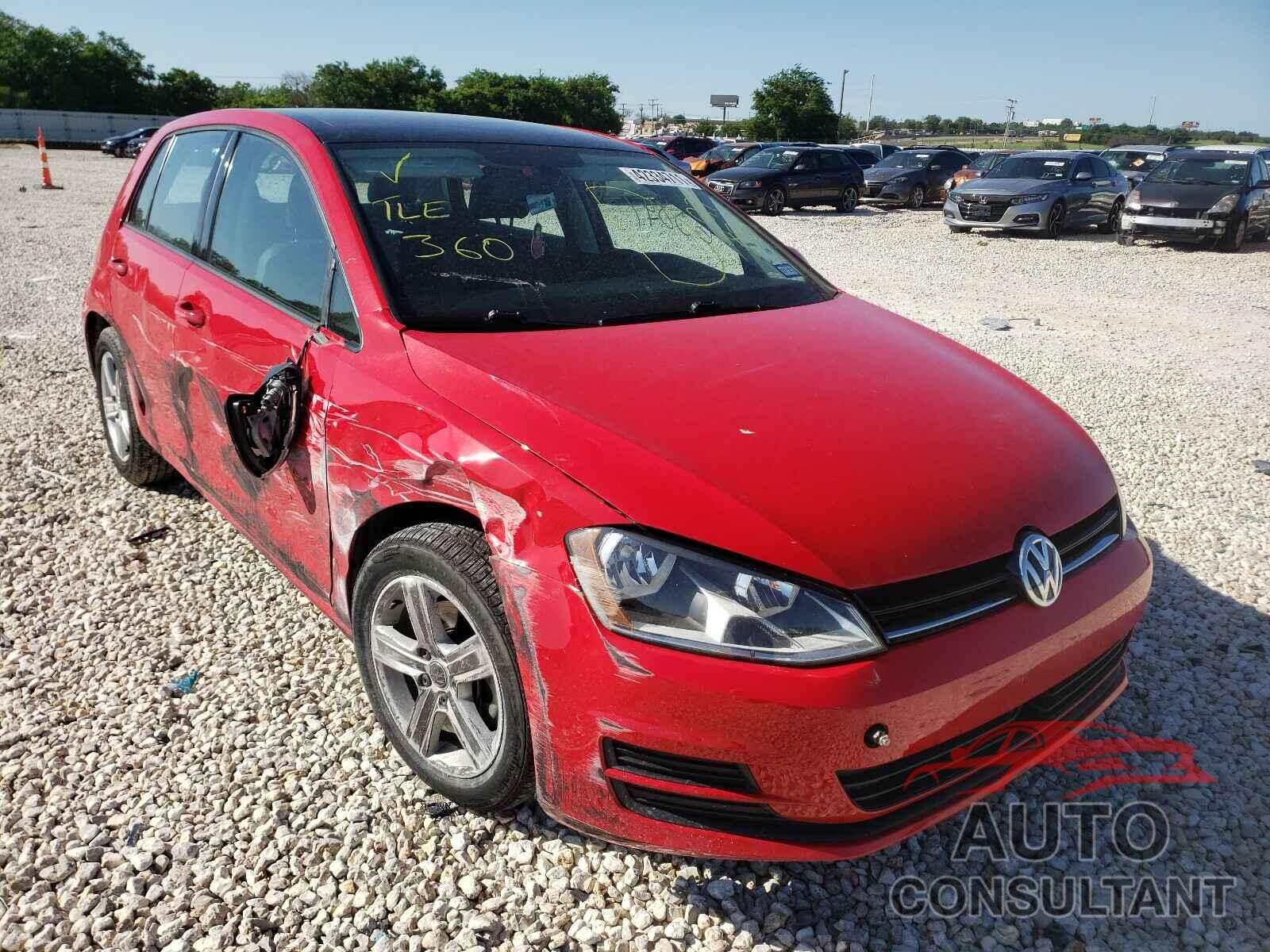 VOLKSWAGEN GOLF 2017 - 3VW217AU0HM021825