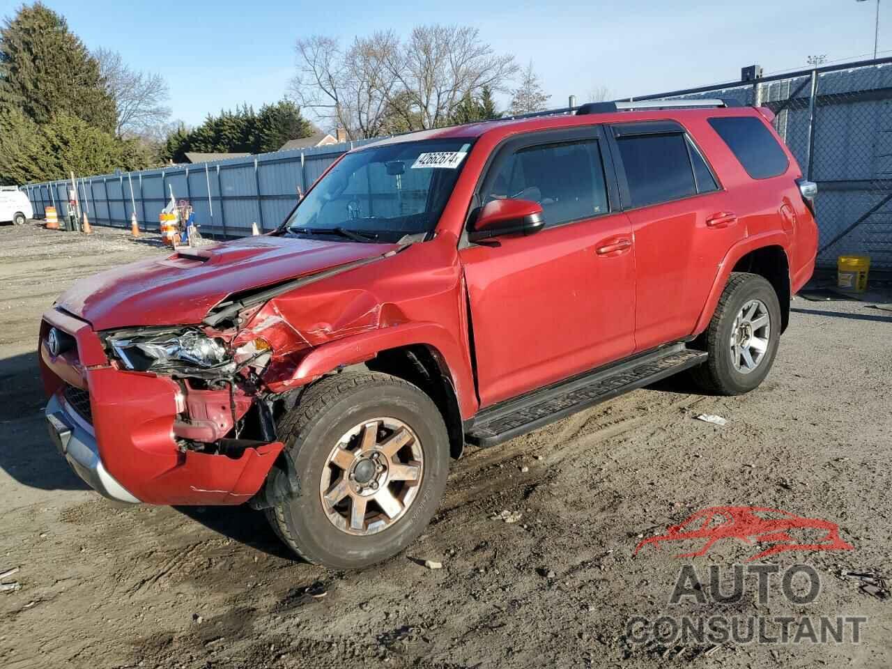 TOYOTA 4RUNNER 2016 - JTEBU5JR5G5321905