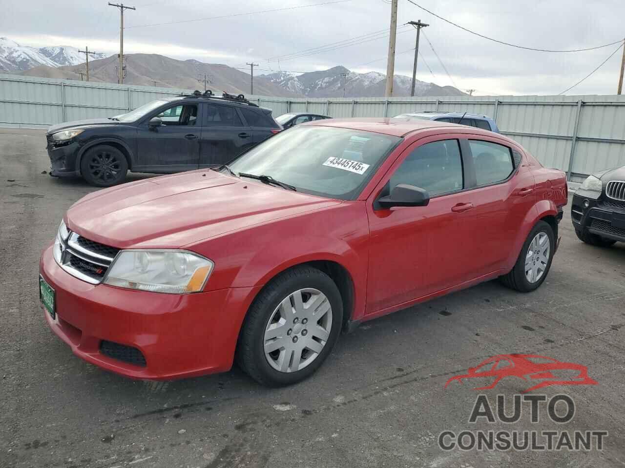 DODGE AVENGER 2013 - 1C3CDZAB6DN594225