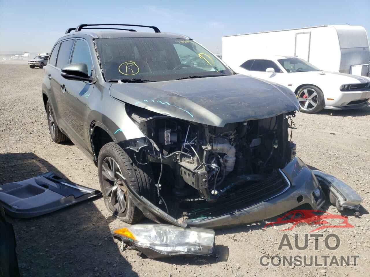 TOYOTA HIGHLANDER 2016 - 5TDKKRFH3GS160952