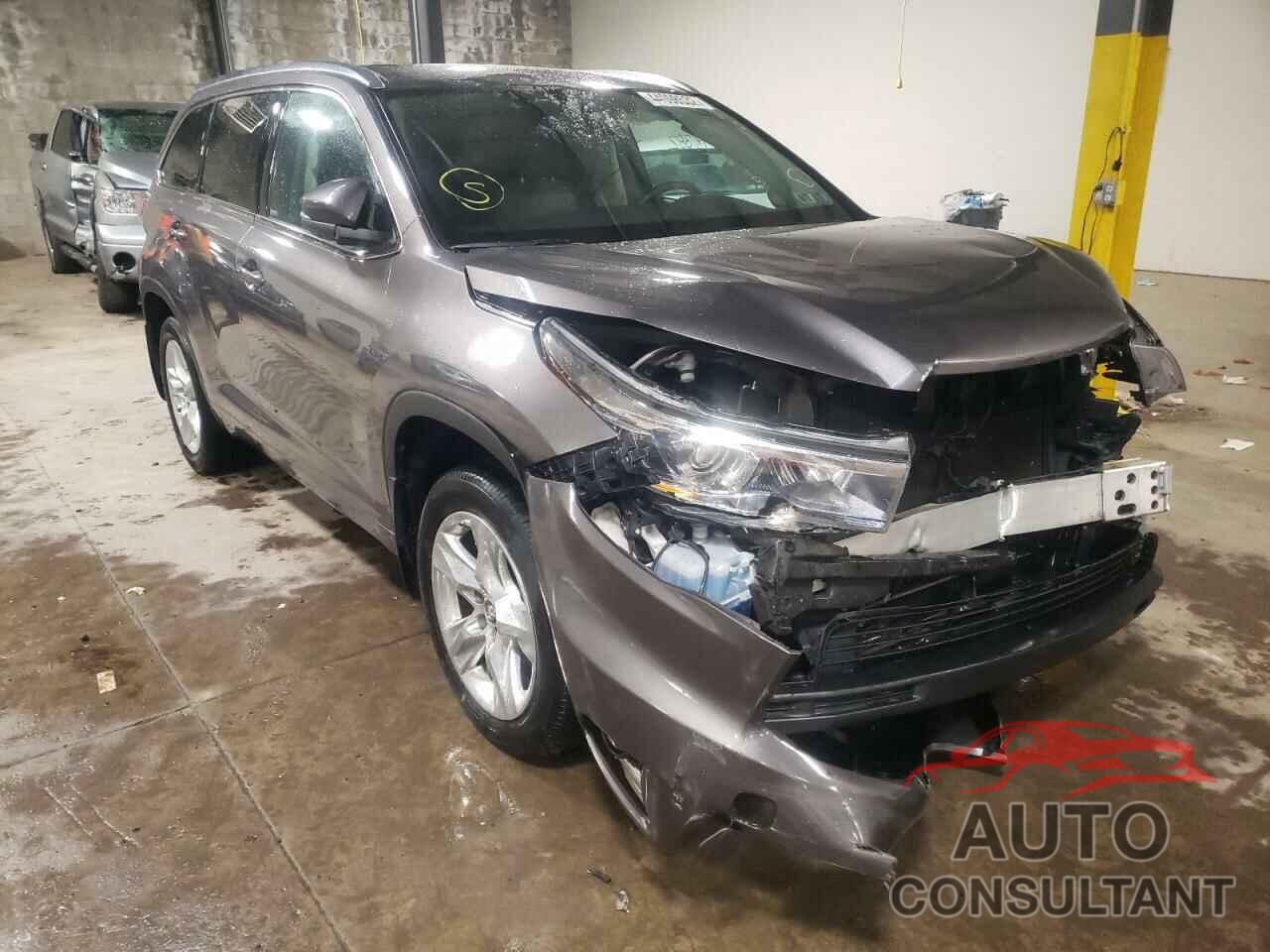 TOYOTA HIGHLANDER 2016 - 5TDDKRFH8GS327993