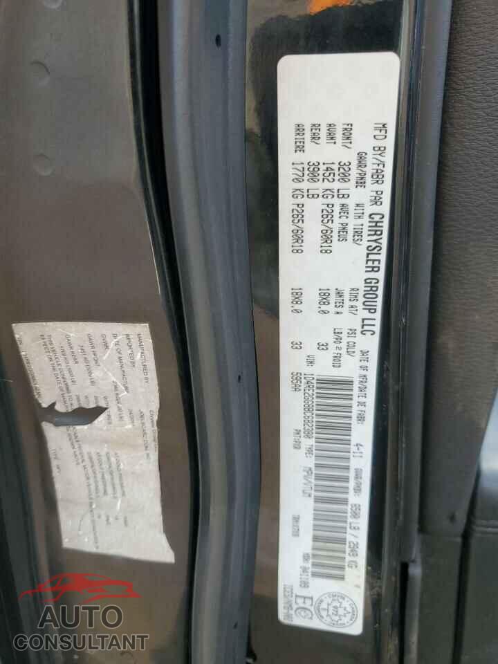 DODGE DURANGO 2011 - 1D4RE2GG8BC682380