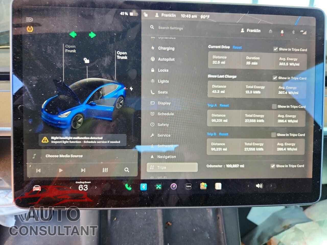 TESLA MODEL 3 2021 - 5YJ3E1EA9MF075325