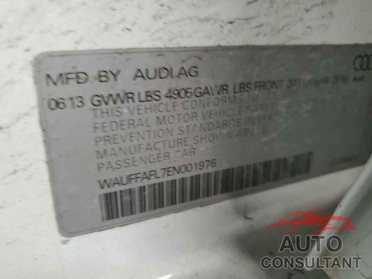 AUDI A4 2014 - WAUFFAFL7EN001976