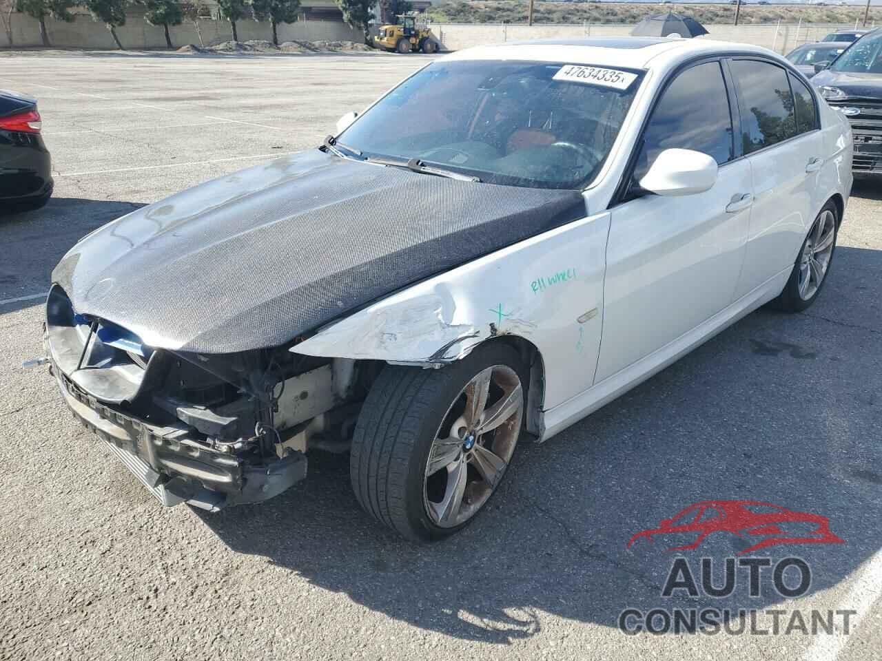 BMW 3 SERIES 2009 - WBAPM77509NL87272