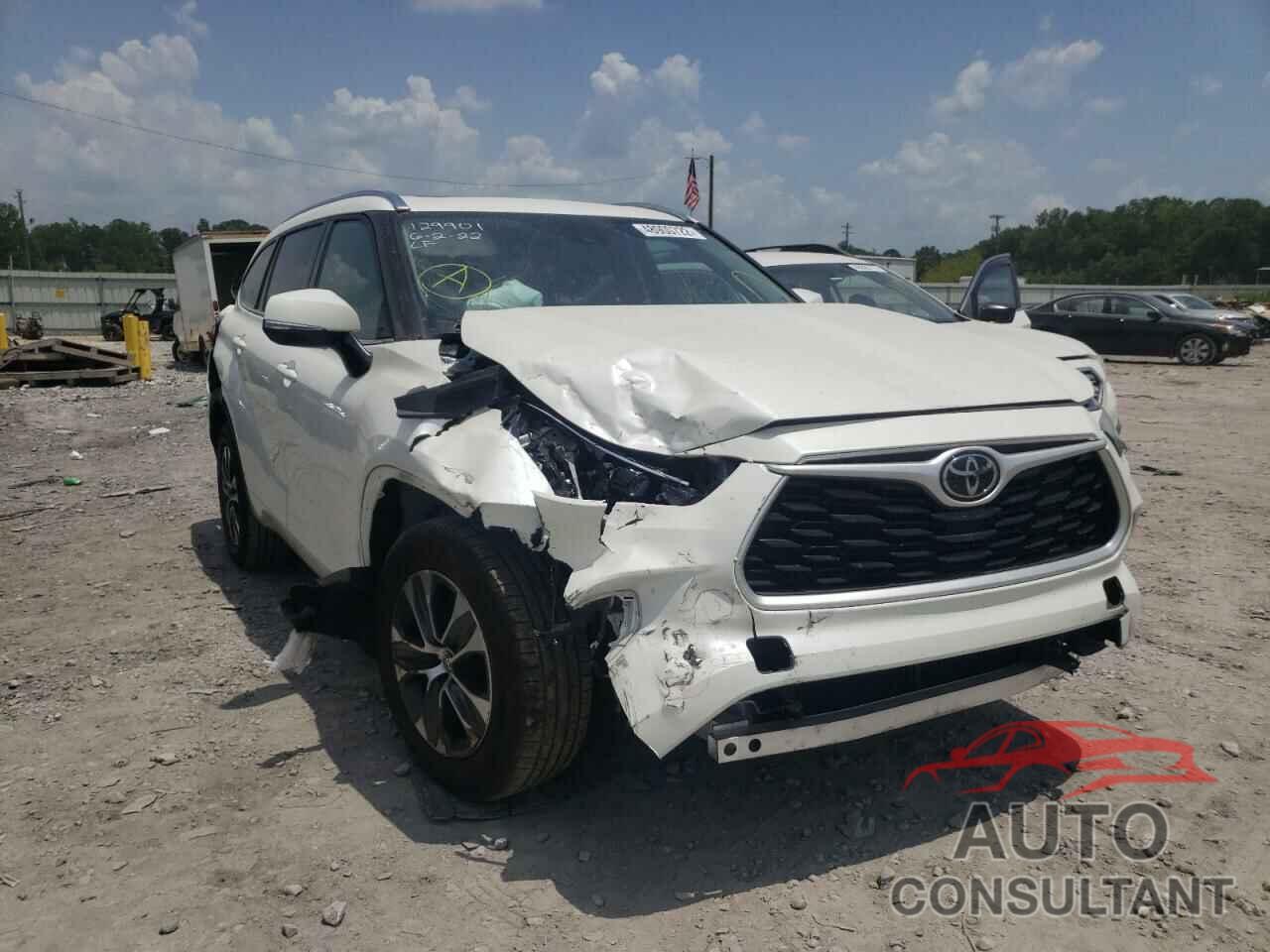TOYOTA HIGHLANDER 2021 - 5TDGZRAH2MS049913