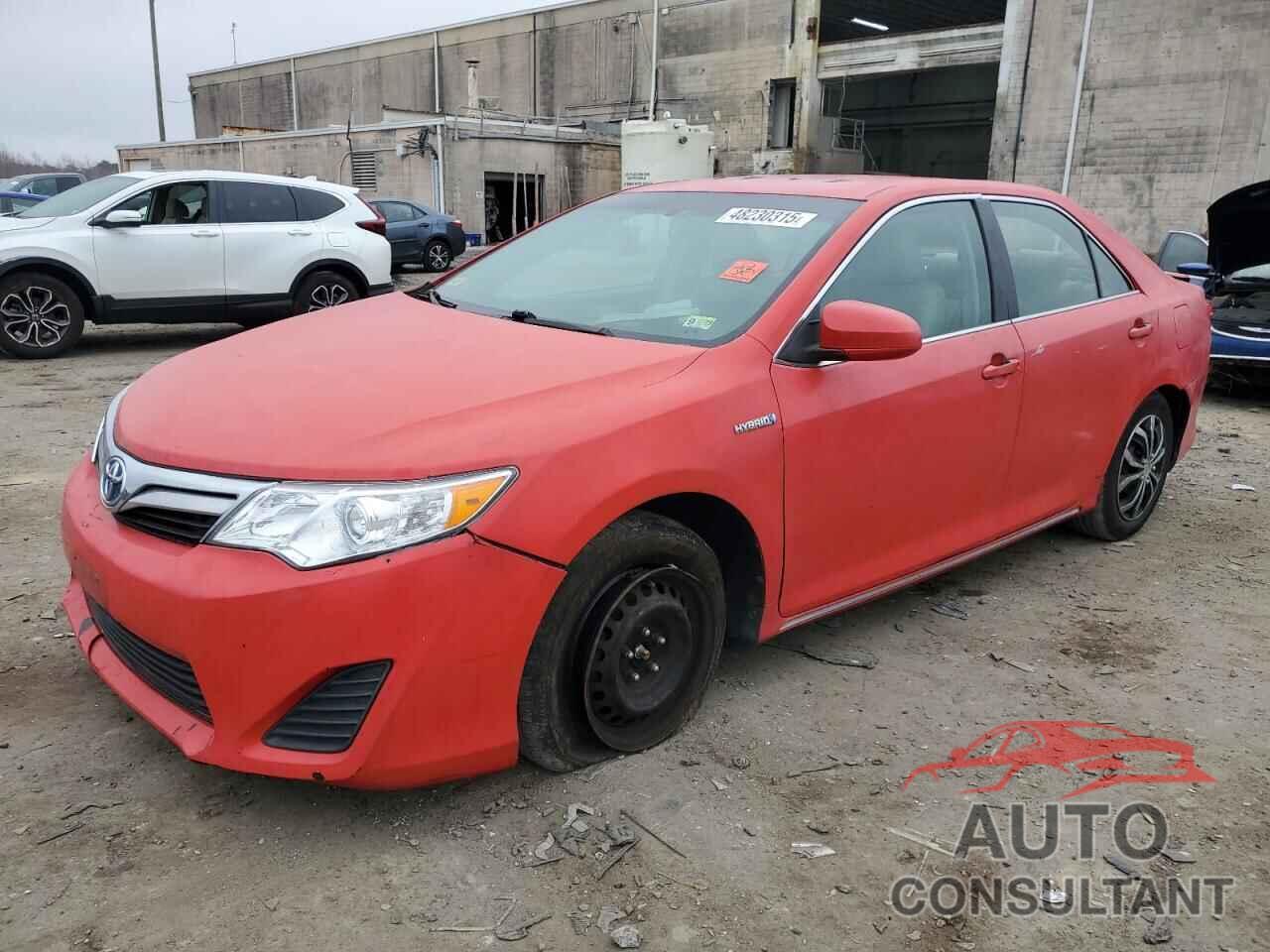 TOYOTA CAMRY 2012 - 4T1BD1FK9CU038346