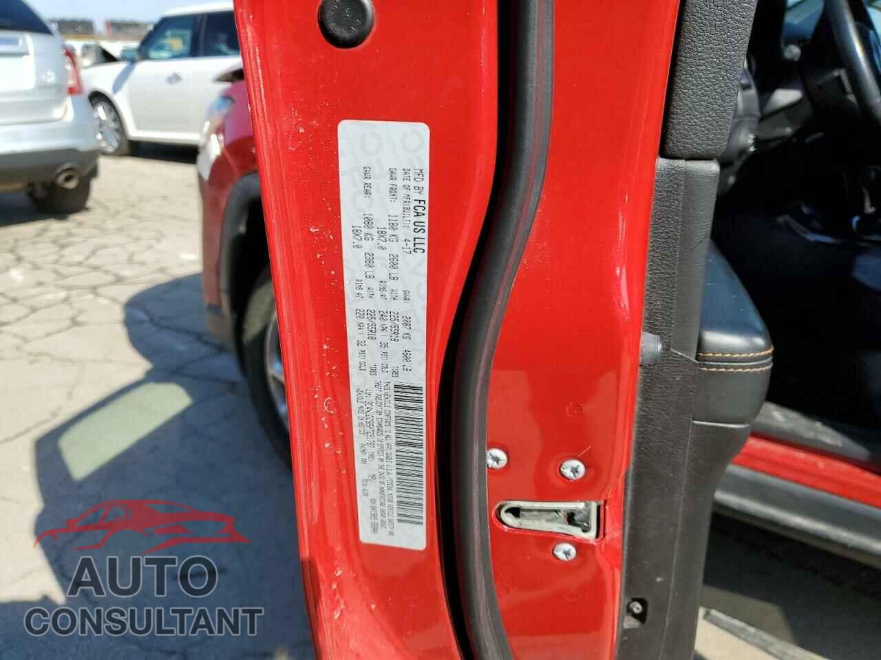 JEEP COMPASS 2017 - 3C4NJDCB6HT651767
