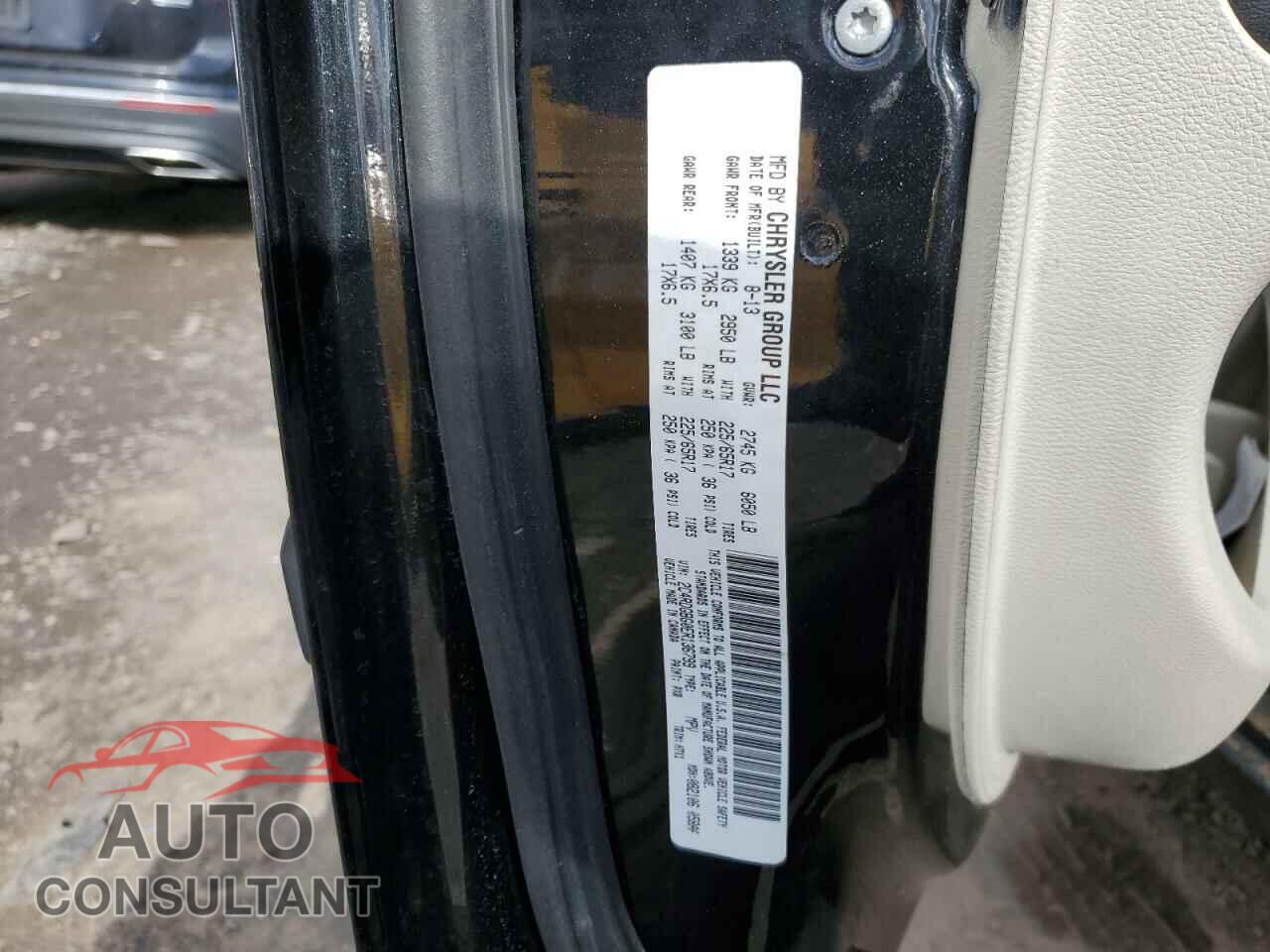 DODGE CARAVAN 2014 - 2C4RDGBG0ER136799