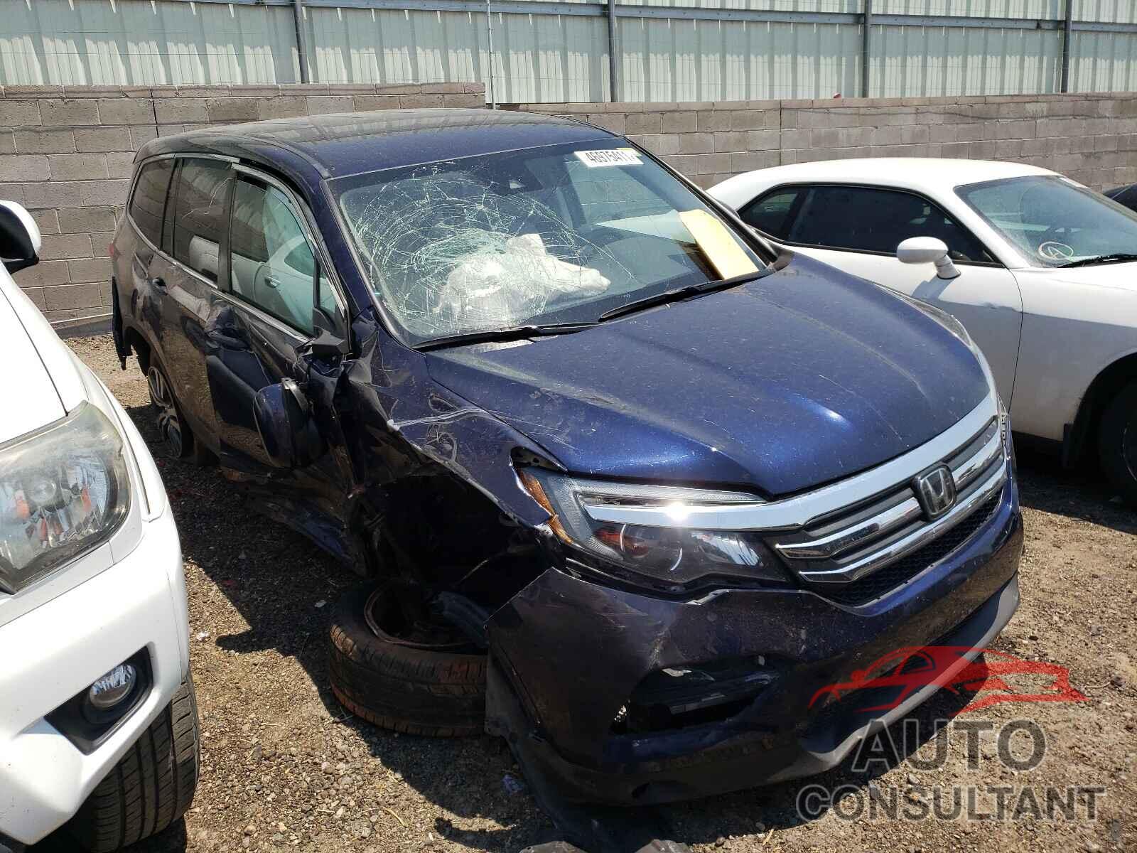 HONDA PILOT 2016 - 5FNYF6H48GB017202