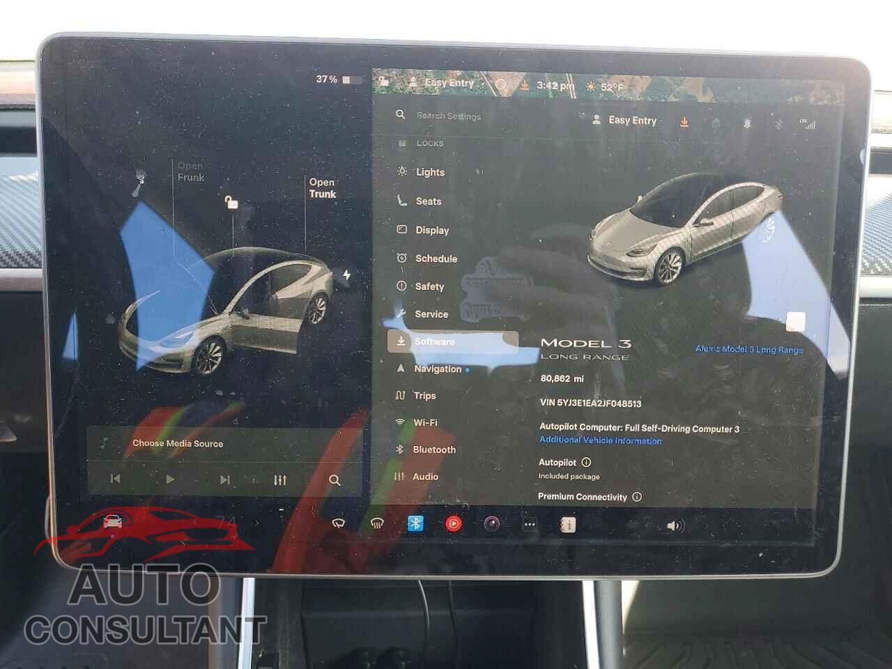 TESLA MODEL 3 2018 - 5YJ3E1EA2JF048513
