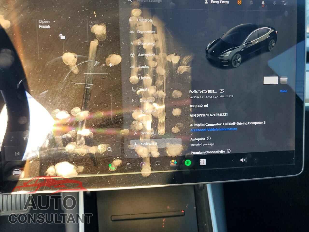 TESLA MODEL 3 2020 - 5YJ3E1EA7LF611221