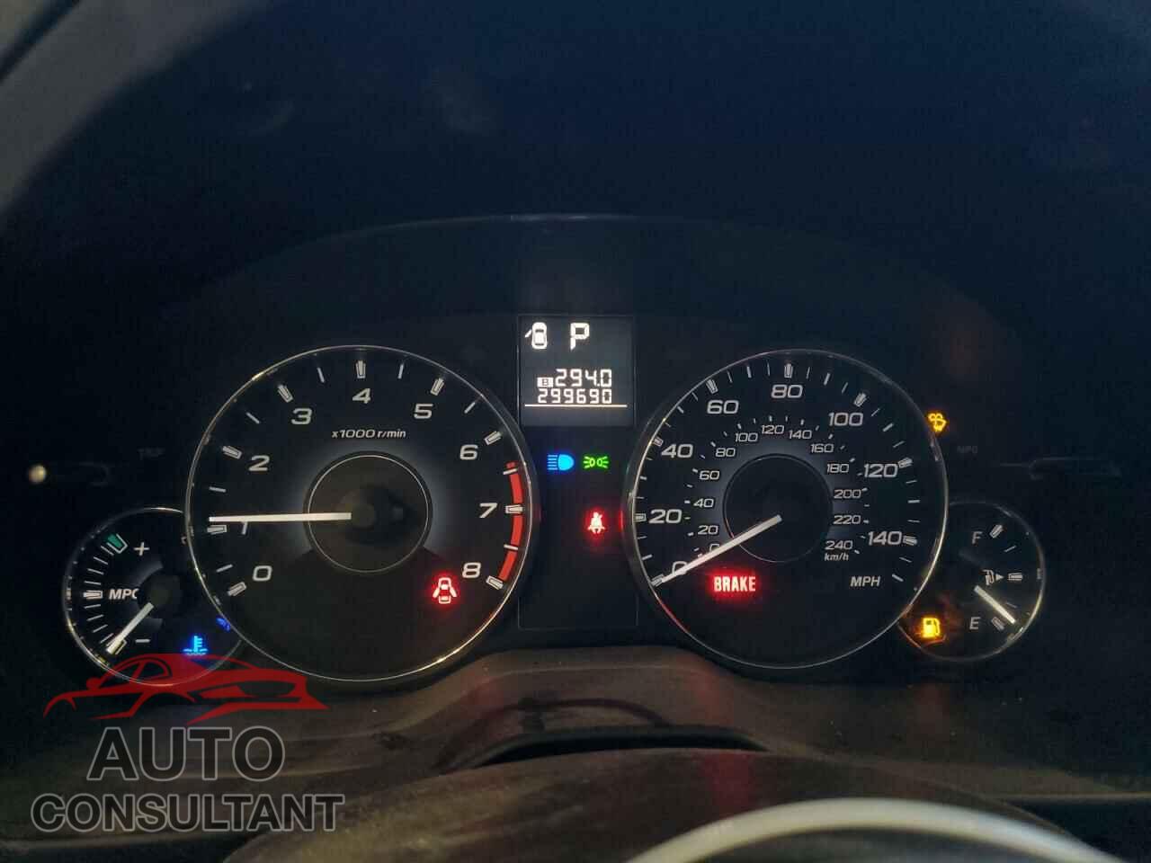 SUBARU OUTBACK 2011 - 4S4BRBCC9B3316445