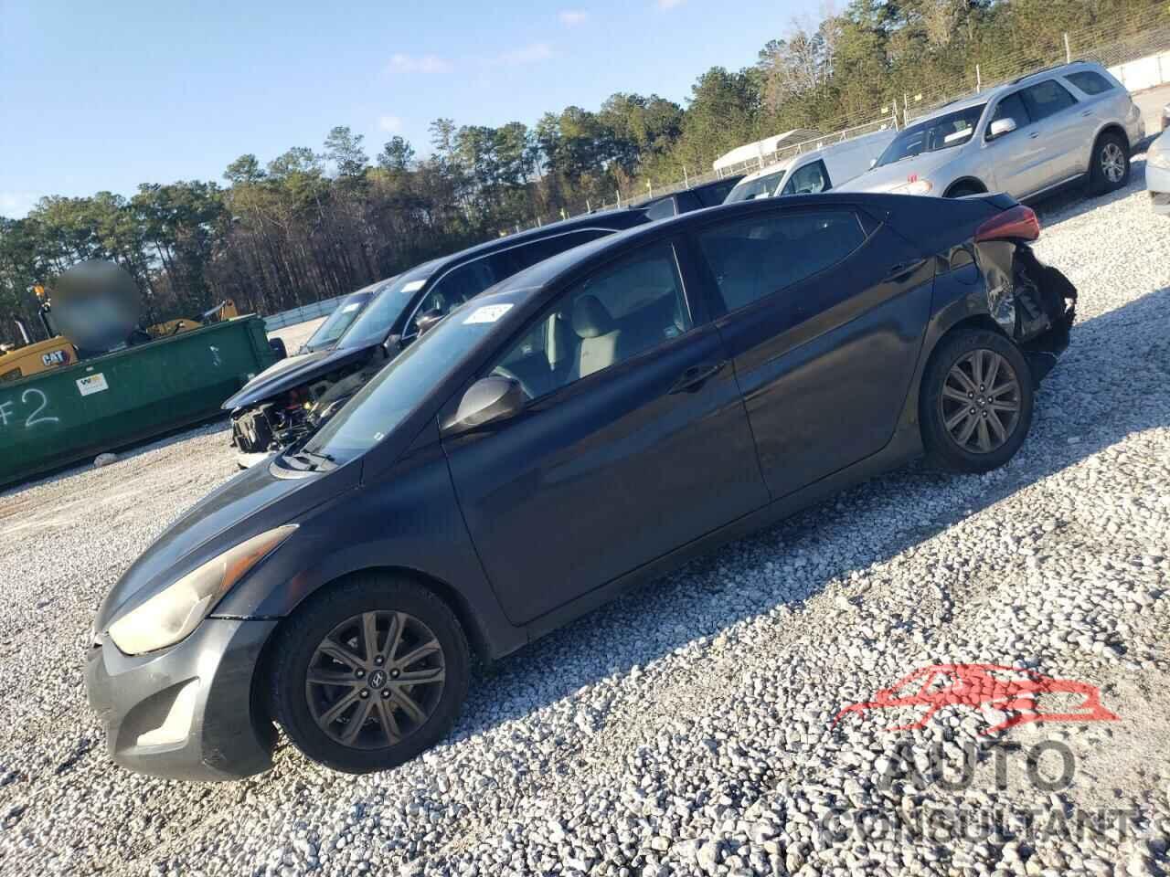 HYUNDAI ELANTRA 2014 - KMHDH4AE3EU104702