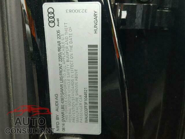 AUDI A3 2015 - WAUCCGFF3F1044521