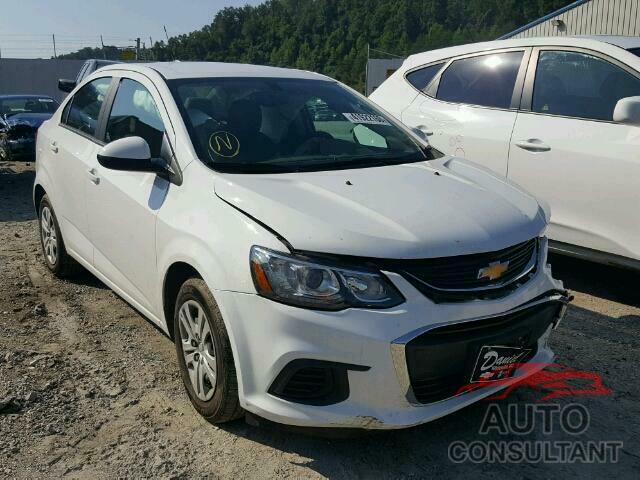 CHEVROLET SONIC 2017 - 1G1JB5SH1H4172548