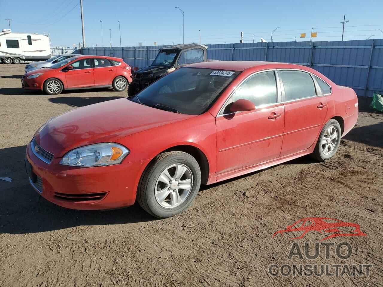 CHEVROLET IMPALA 2012 - 2G1WF5E33C1287294