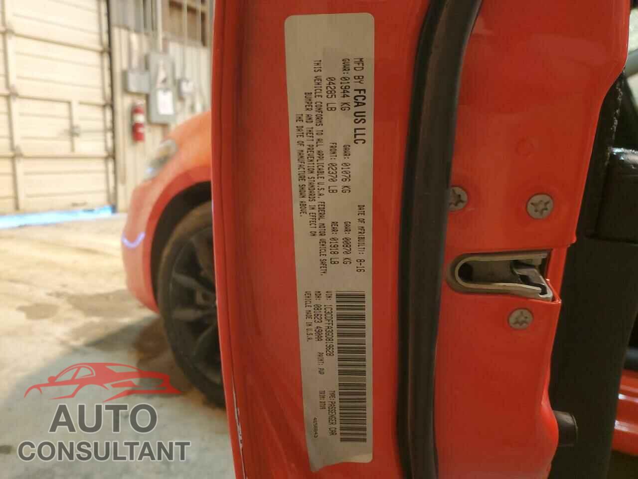 DODGE DART 2016 - 1C3CDFFA3GD819628