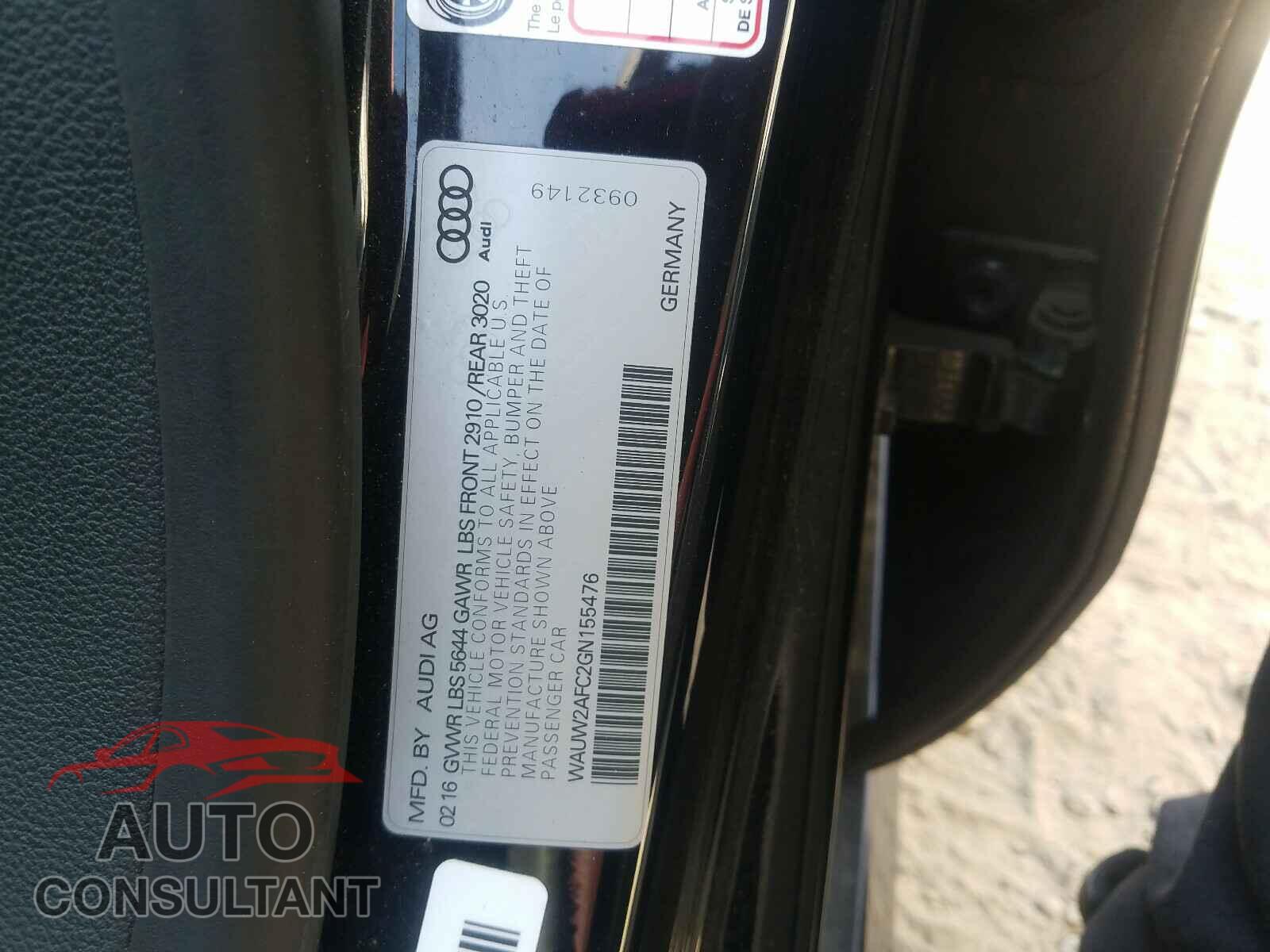 AUDI S7/RS7 2016 - WAUW2AFC2GN155476
