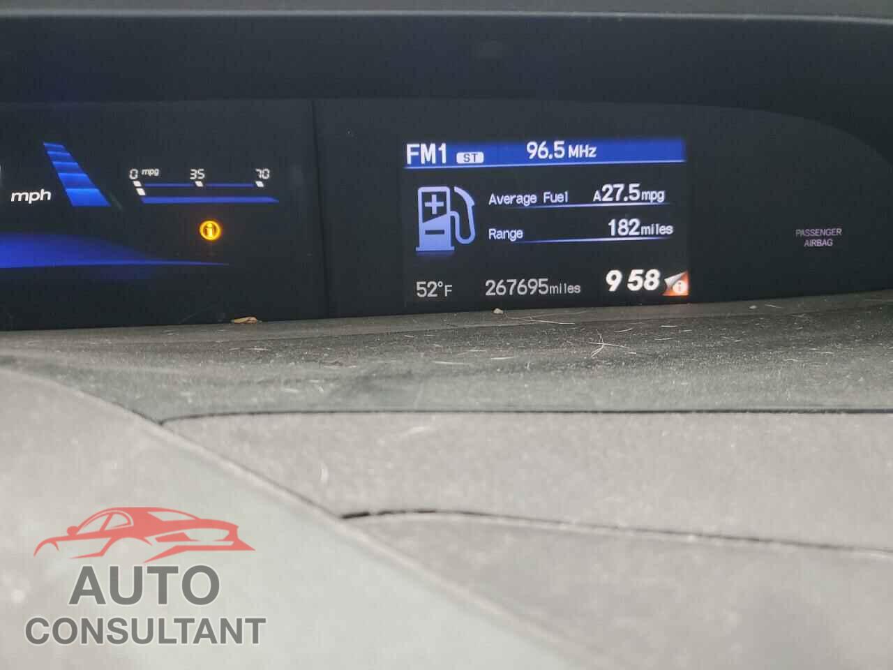 HONDA CIVIC 2012 - 19XFB2F92CE035625