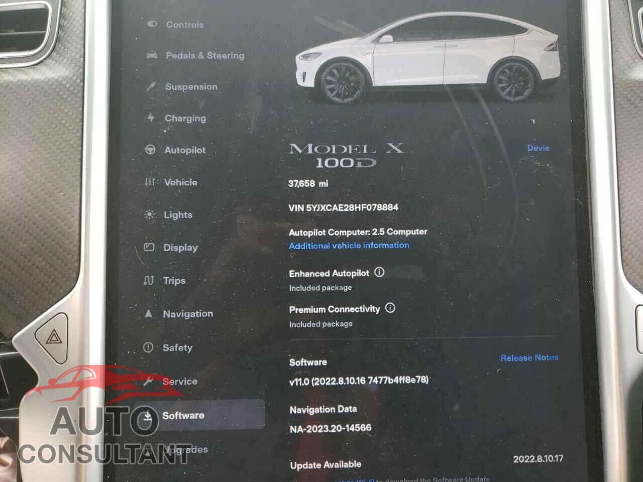 TESLA MODEL X 2017 - 5YJXCAE28HF078884