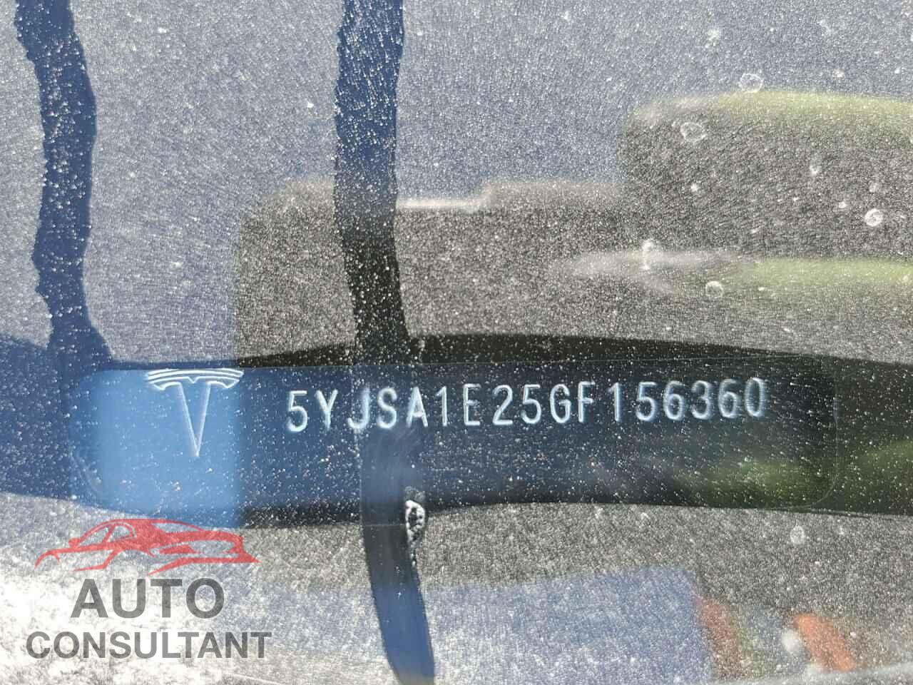 TESLA MODEL S 2016 - 5YJSA1E25GF156360