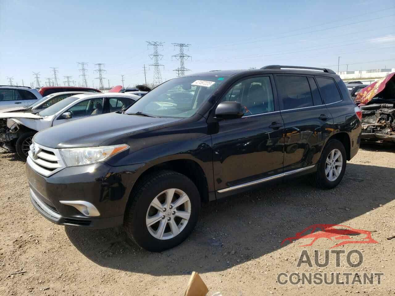 TOYOTA HIGHLANDER 2012 - 5TDBK3EH8CS150958