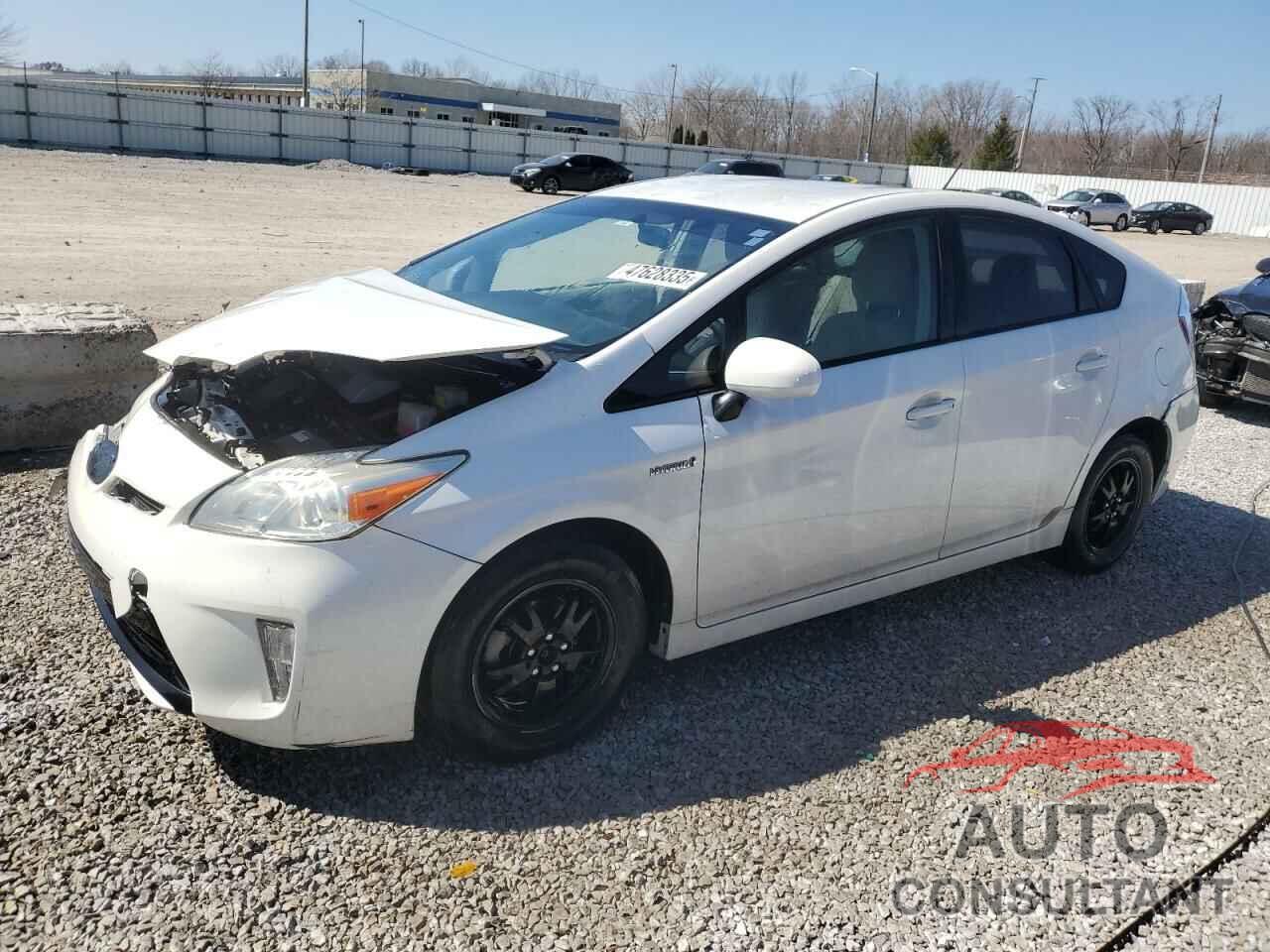 TOYOTA PRIUS 2012 - JTDKN3DU4C5453554