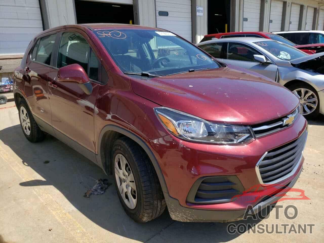 CHEVROLET TRAX 2017 - 3GNCJKSB2HL240628