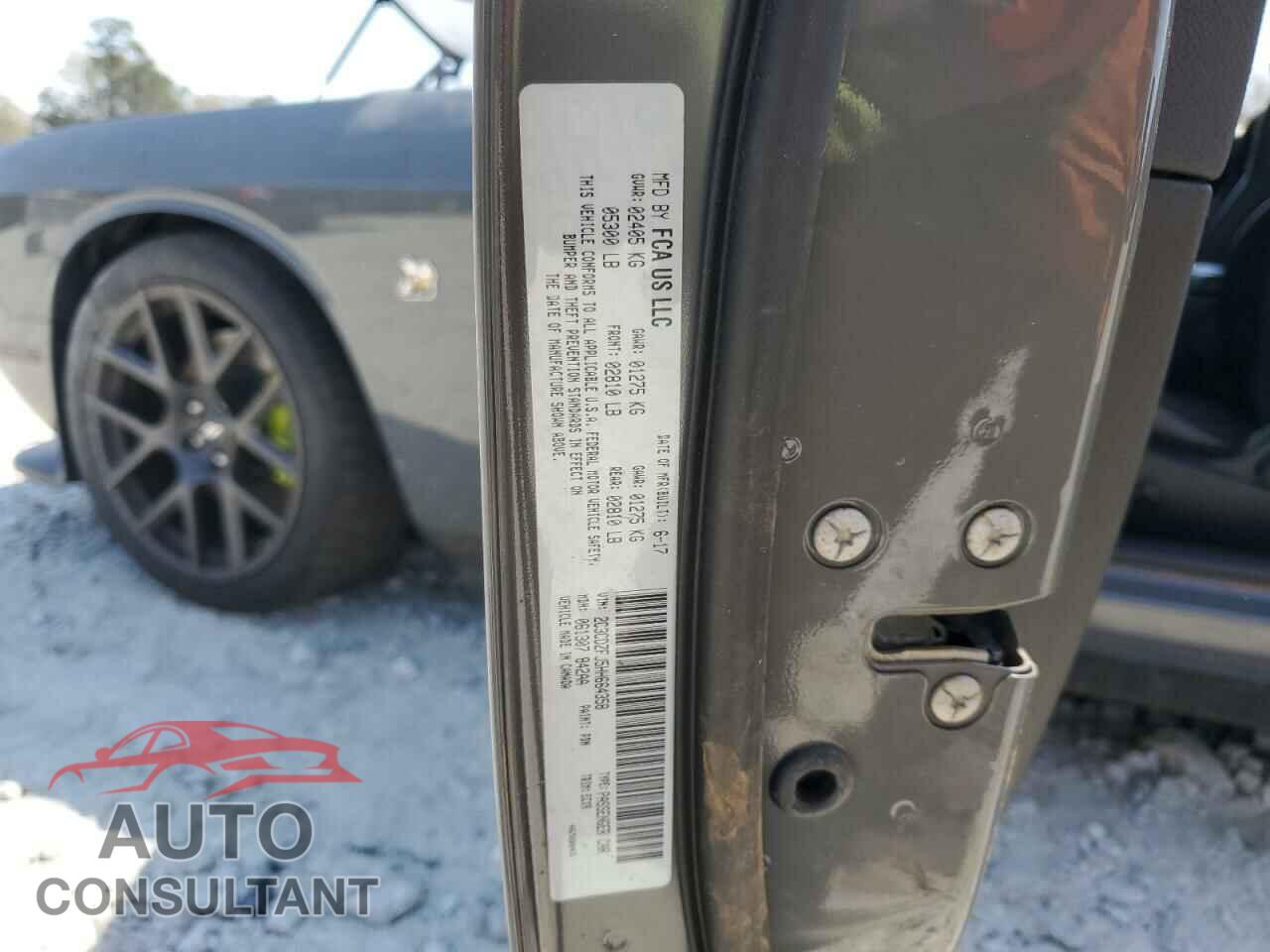 DODGE CHALLENGER 2017 - 2C3CDZFJ5HH664358