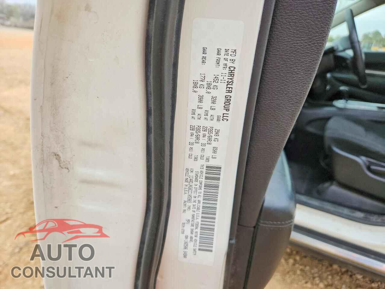 DODGE DURANGO 2012 - 1C4RDJAG6CC105965
