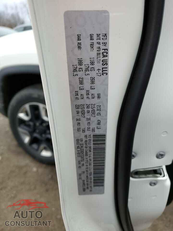 JEEP COMPASS 2017 - 3C4NJDDB2HT630753