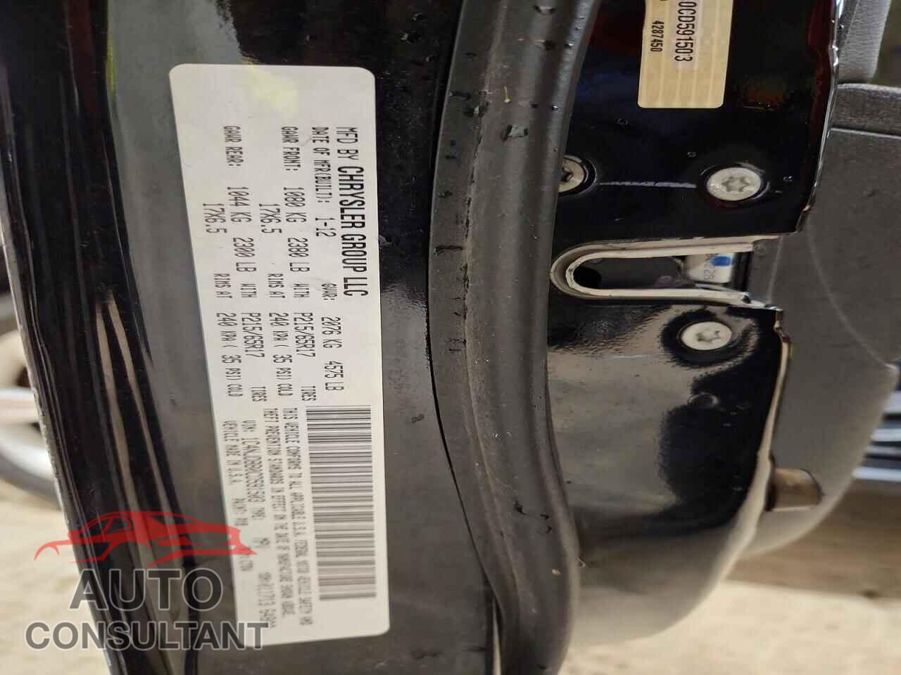 JEEP COMPASS 2012 - 1C4NJDBB0CD591503